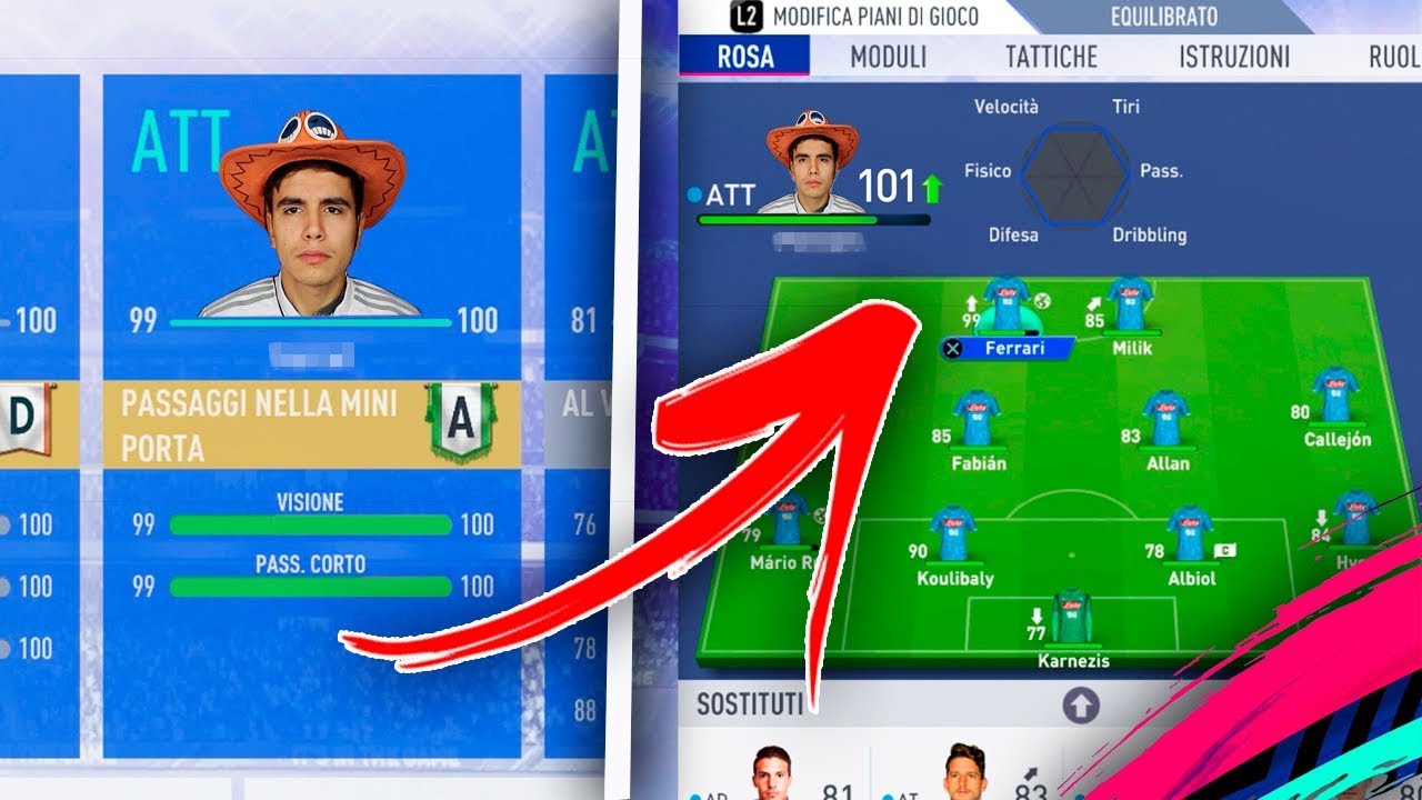 Guardate Cosa Succede se SUPERI L'OVERALL 100 nella carriera allenatore?? miti fifa 19