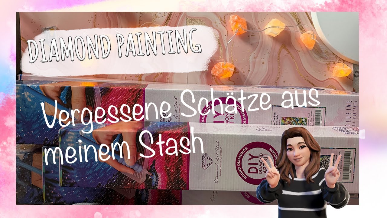 Meine VERGESSENEN SCHÄTZE aus meinem STASH 😵‍💫😳 ich will alle painten 😅 | DIAMOND PAINTING 