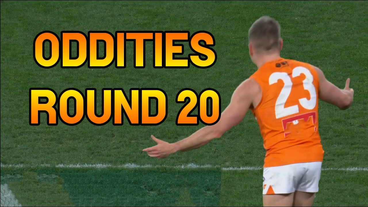 Oddities In The AFL Round 20 2024