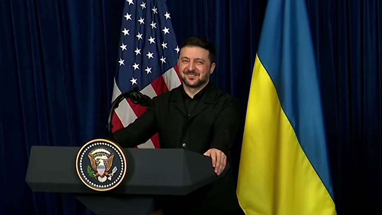 Zelenskiy smiles as Trump says Putin wants Ukraine to succeed | REUTERS