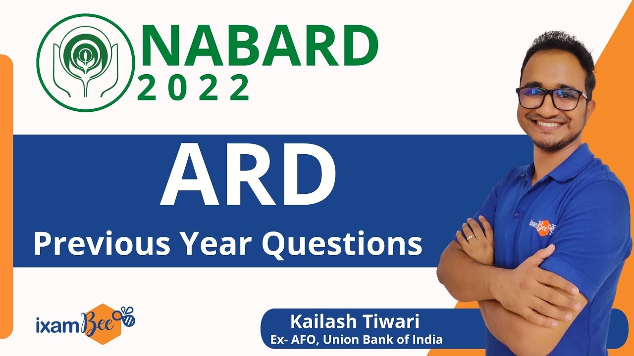 NABARD 2022  | ARD | Previous Year Questions (2021)  | By Kailash Tiwari