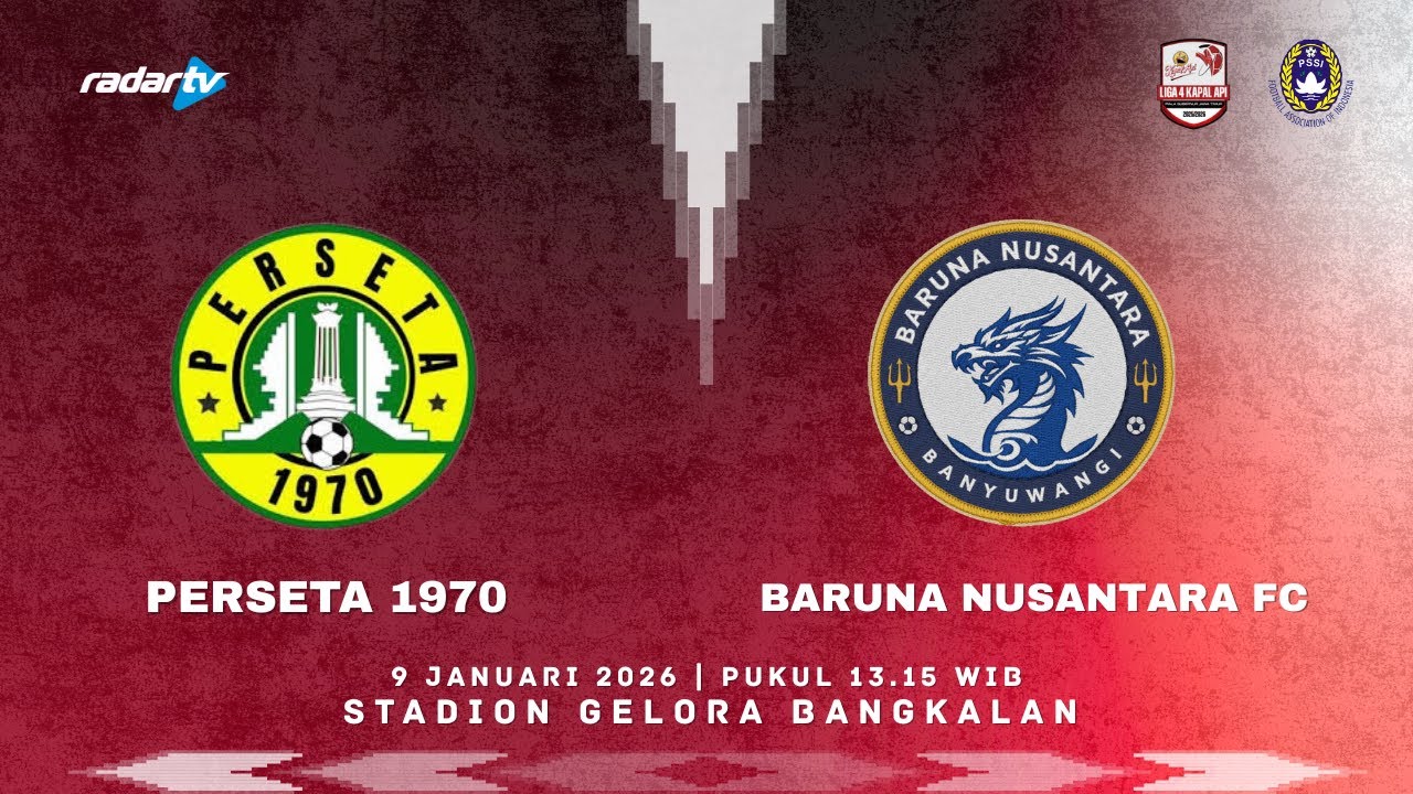 PERSETA 1970 VS BARUNA NUSANTARA FC - Grup CC Liga 4 PSSI Jawa Timur 2025/2026