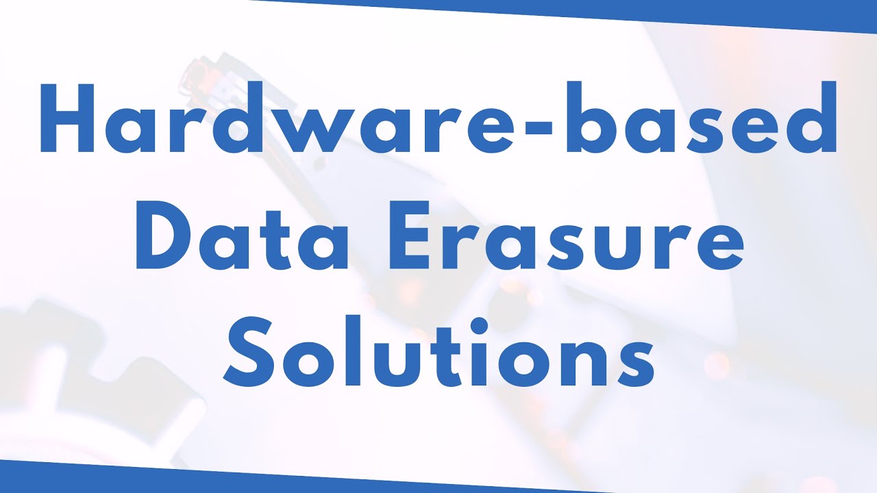 Comparing Hardware and Software-based Data Erasure Techniques