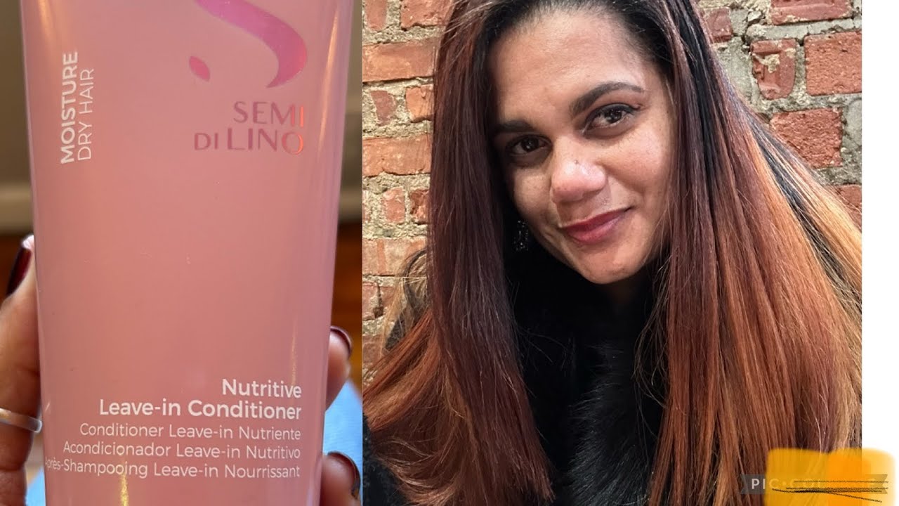 Nutritive leave in conditioner para cabello seco Alfaparf Milano semi de Lino 2 en 1