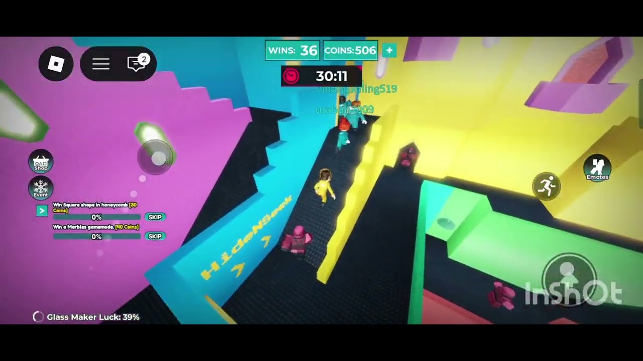 I escape from squid game S3 in roblox 