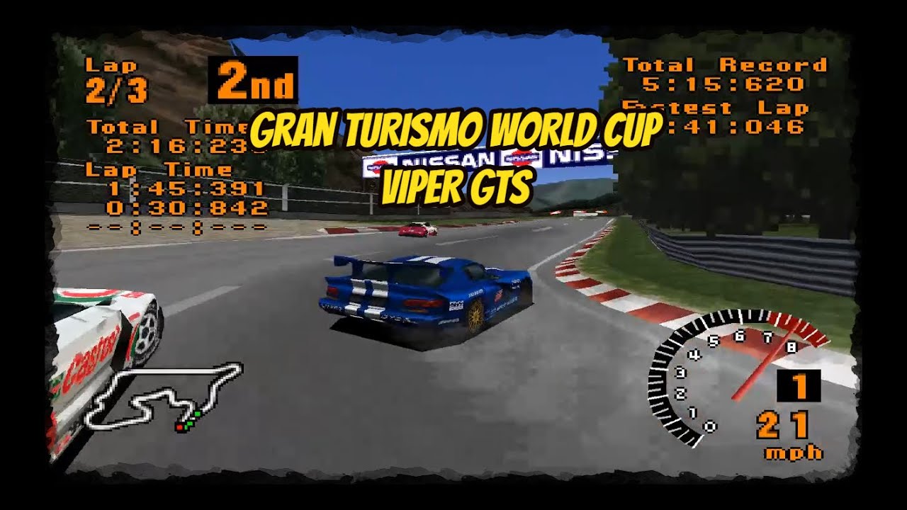 Gran turismo 1 - Gran Turismo World Cup - (R) Dodge Viper GTS