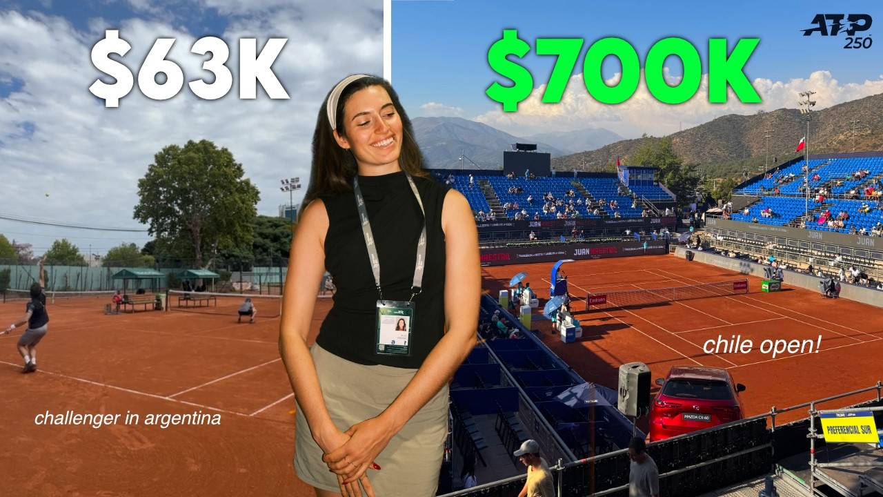 the HIGHS and lows of just ONE WEEK on the pro tennis tour (chile open part 1)