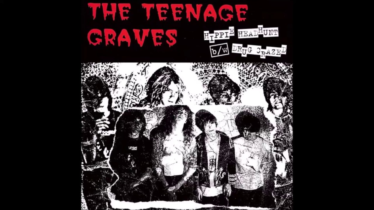 The Teenage Graves ‎–  Hippie Headhunt / Drug Crazed  (FULL 7´´ 1995 Recorded 1990)