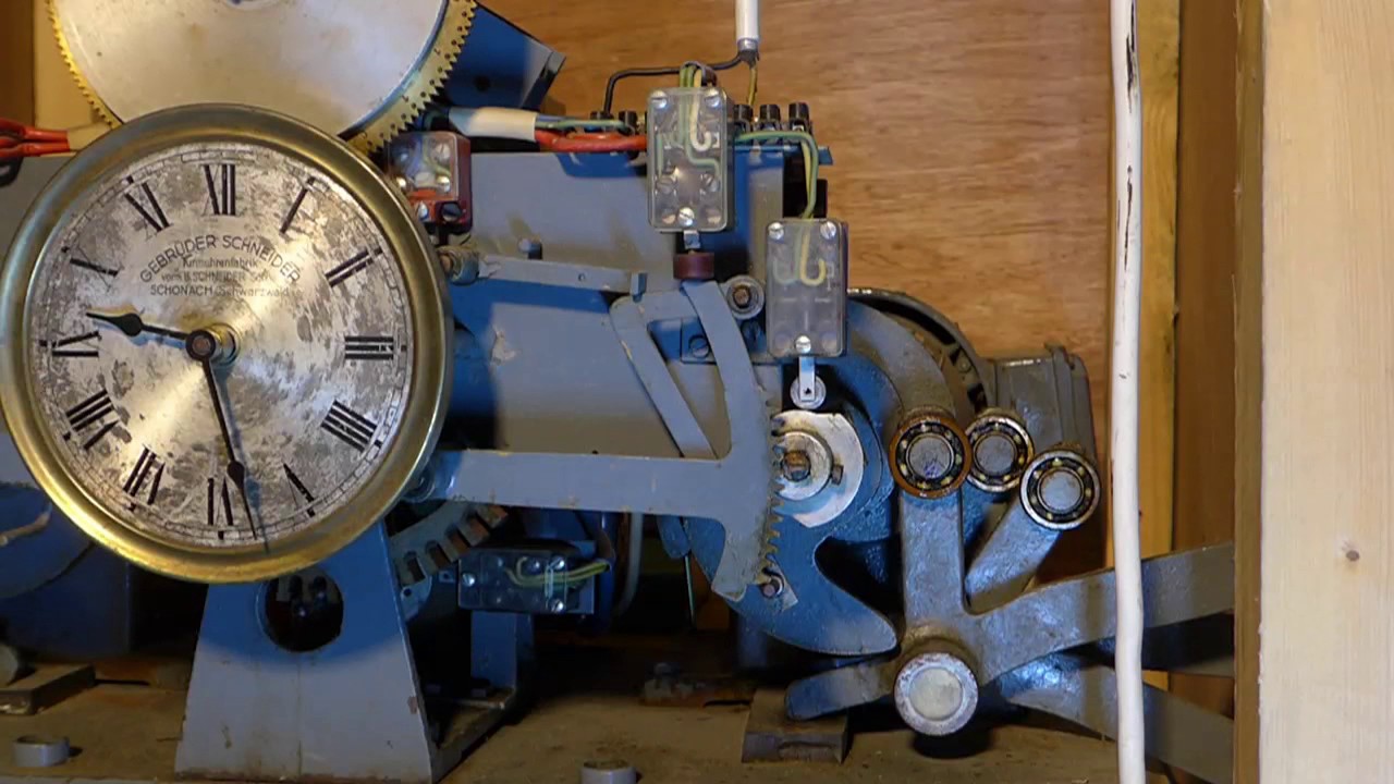 Schlagwerk der Turmuhr der evang. luth. Kirche in Jurbarkas