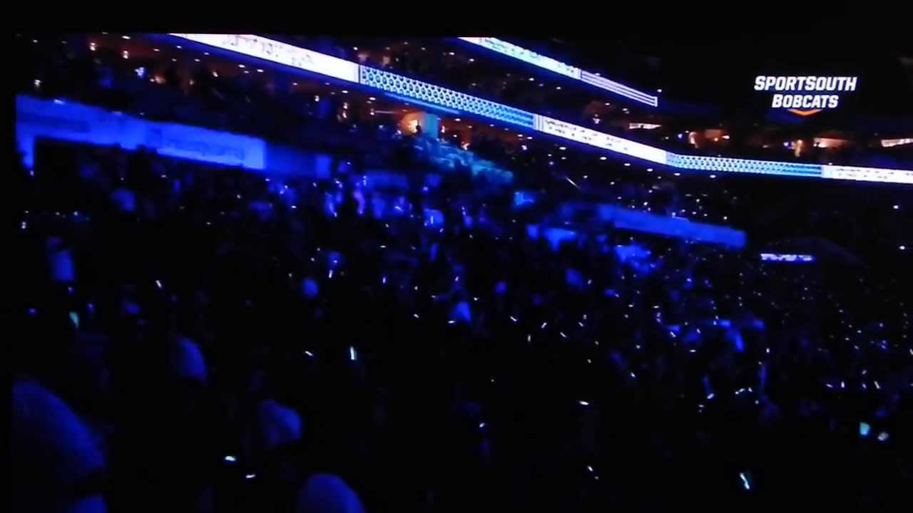 Charlotte Hornets new logo-TimeWarner Cable Arena Dec 2013