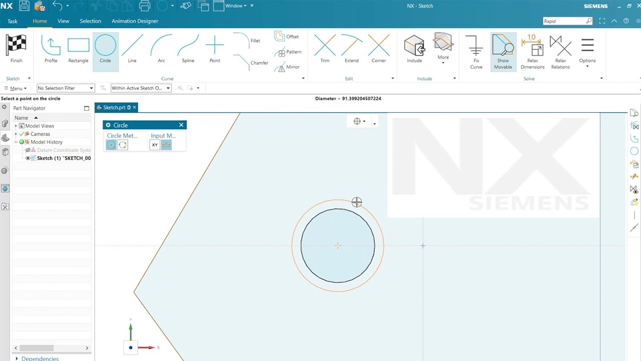 Siemens NX 1926: What's new in Sketch