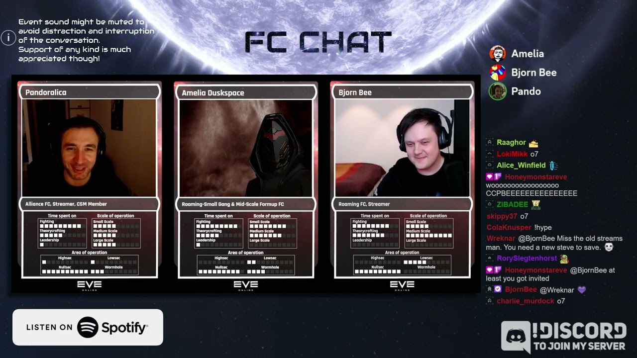 FC Chat #107 - CCP Bee & Amelia Duskspace