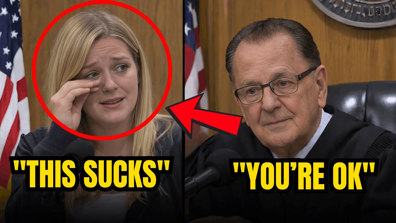 Nervous Driver Tries to Explain Through Tears   Judge Caprio Says “Smile” and Changes Her Day