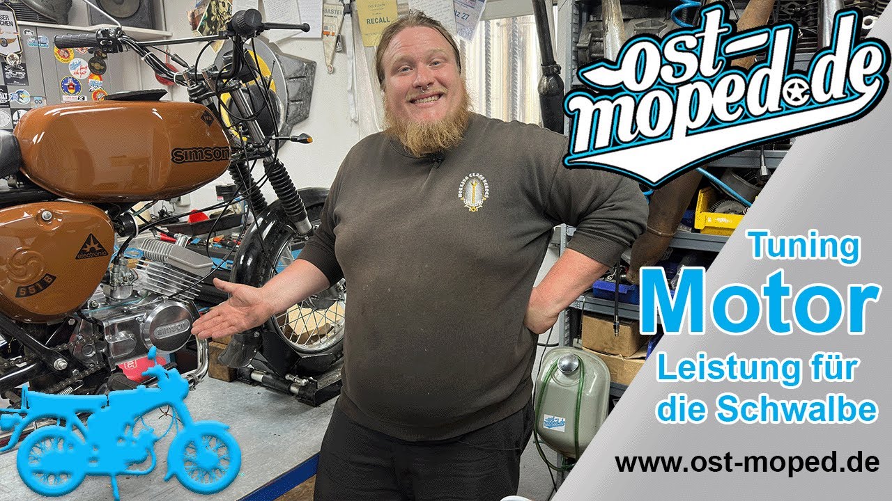 Simson Schwalbe KR51/2 | Tuningmotor für den Vogel | Tuningbude Teil 2 | ost-moped.de
