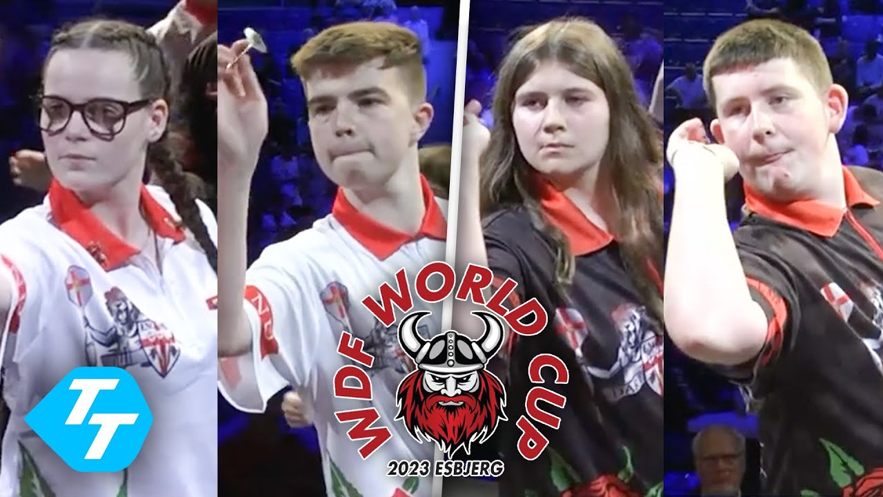 Youth Mixed Pairs Championship England v England  - WDF World Cup 2023 from Esbjerg Denmark Day 4