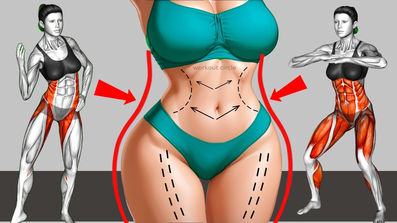 🔥30-Min Workout To Melt Hanging Belly Fat🔥30-Easy Beginner Weight Loss Workout at Home