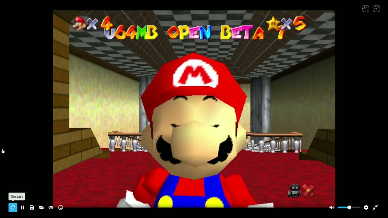 ULTRA 64 MARIO BROS OPEN BETA 1JOGANDO