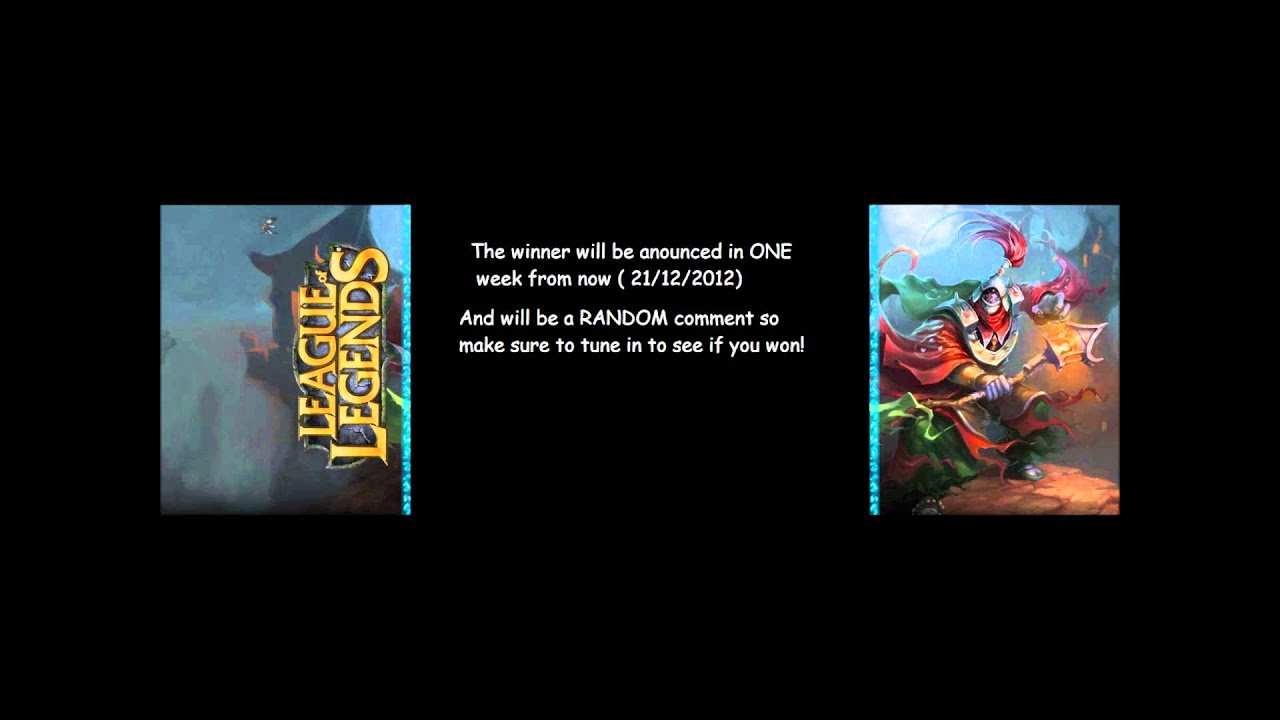 Free 10$ RP Giveaway - League of Legends (Outdated)