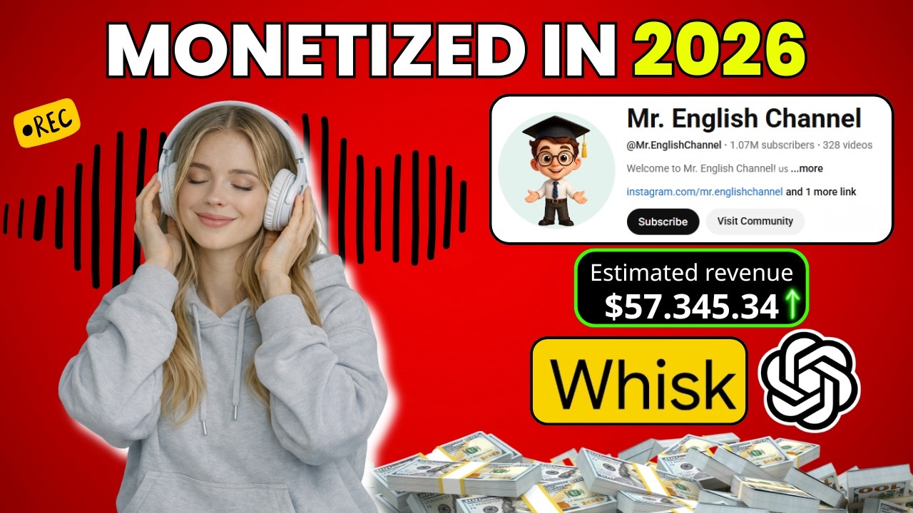 This Hidden AI English Niche Is Exploding in 2026 🚀 | Full Step-by-Step Faceless YouTube Tutorial