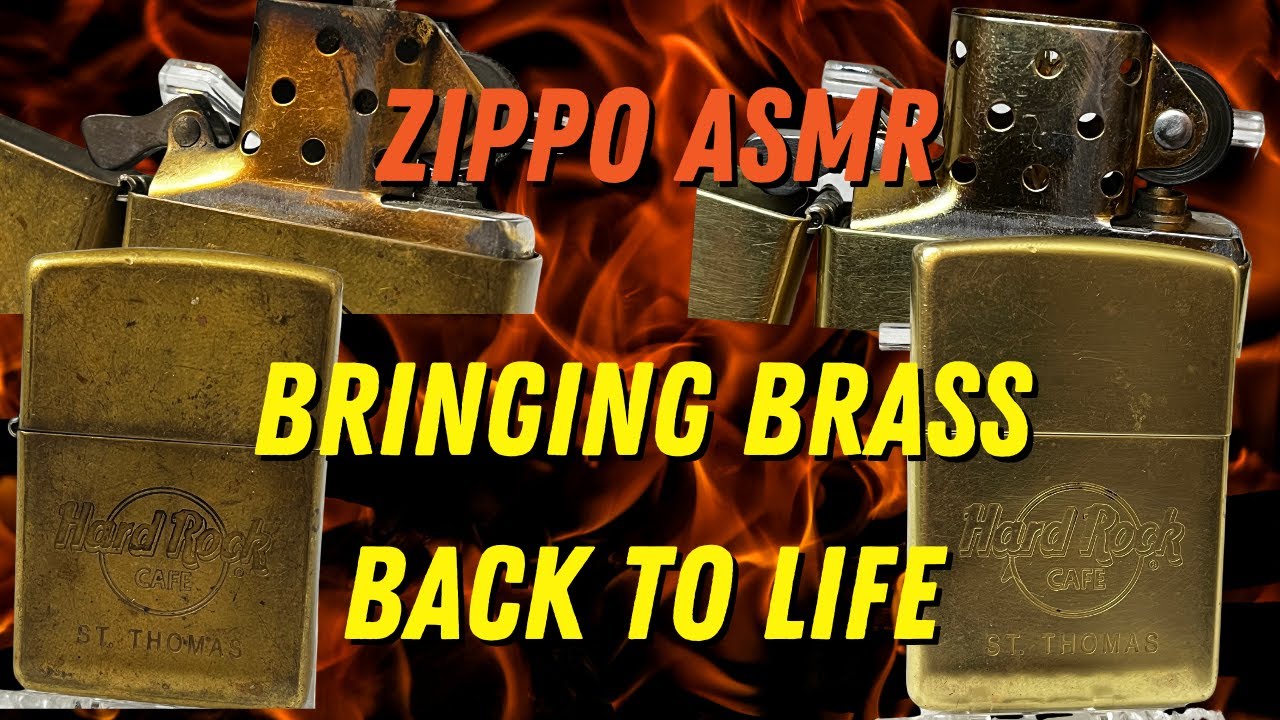 Zippo ASMR (no talking): Bringing Brass Back to Life