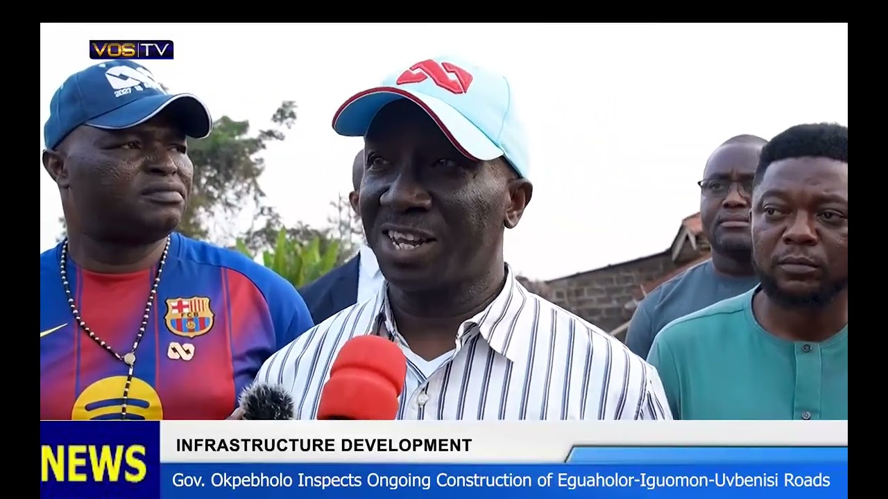 Obaseki's Kinsmen Agog as Gov. Okpebholo Visits to Inspect Ongoing Road Construction