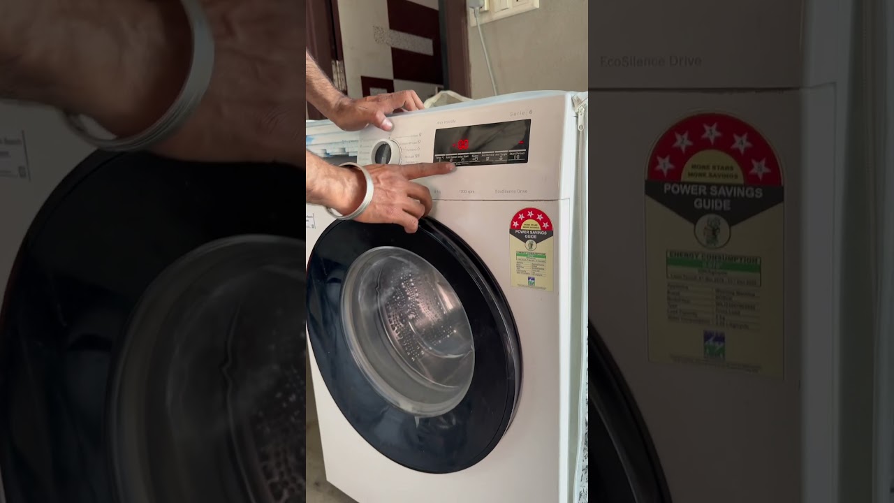 TEST MODE BOSCH FRONT LOAD WASHING MACHINE # #repairing #mechanic #bosch #fix #mechanic #electronic