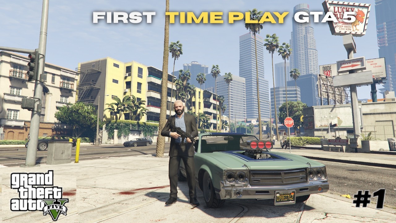 Finally Playing GTA 5 for the FIRST TIME! 🔥 Noob to Pro Journey Begins