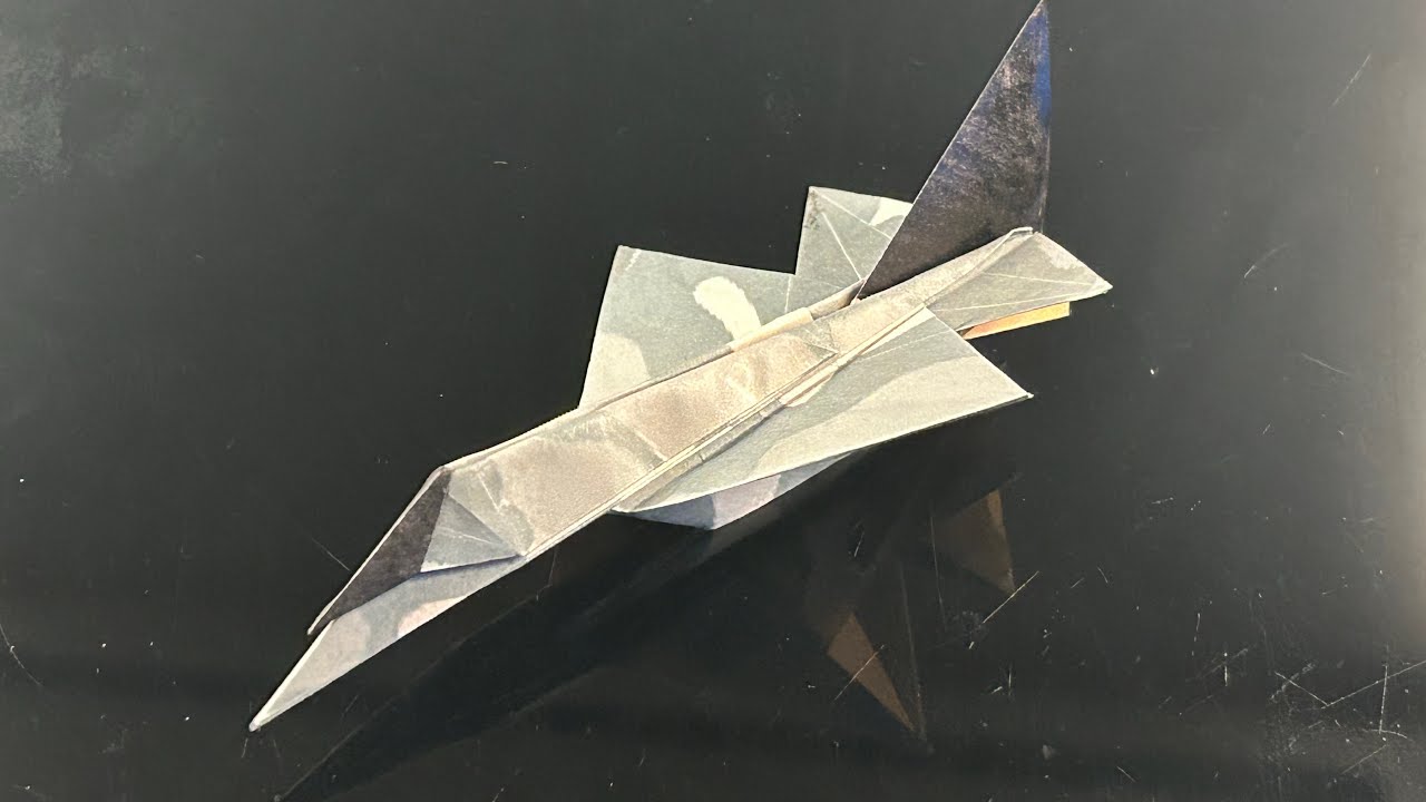 How To Fold An EPIC Origami Fighter Jet! (Berracuda) Intermediate Level