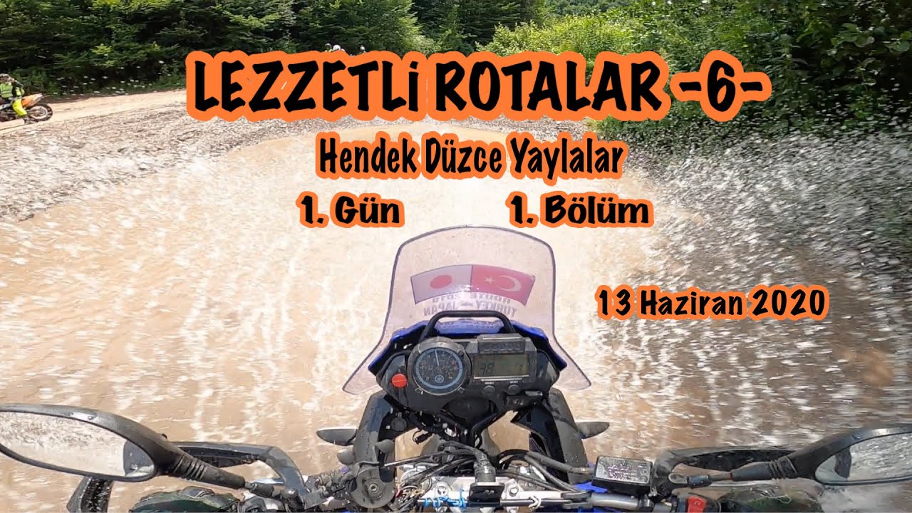 Lezzetli Rotalar | Tenere 660 XTZ | B6 ROTA: Hendek Düzce Yaylalar #VLOG8