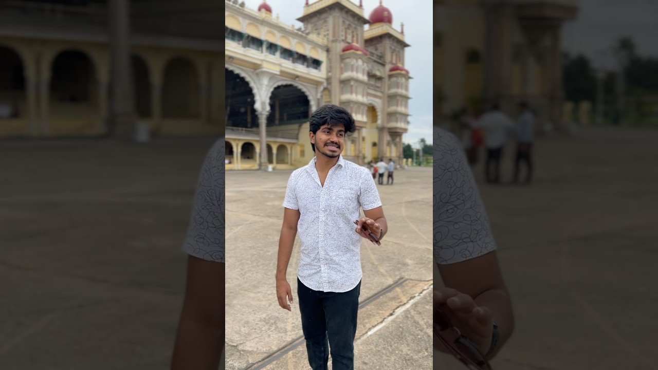 Mysore Palace 🏘️ #comedy #trending #viral #girl #shorts ￼