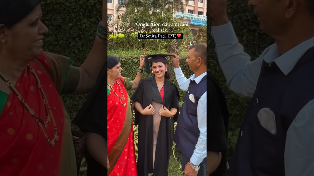 A dream realized🎓❤️ #medschool #graduation #proudmoment #physiotherapy #shorts