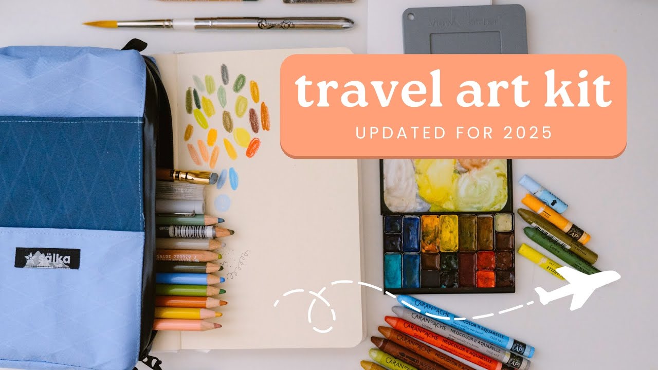 Testing New Art Supplies on My Pacific Northwest Adventure | Travel Art Kit 2025
