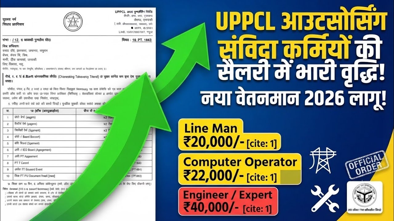 Electricity department's honorarium increased | uppcl outsourcing salary | kesco kanpur salary de...