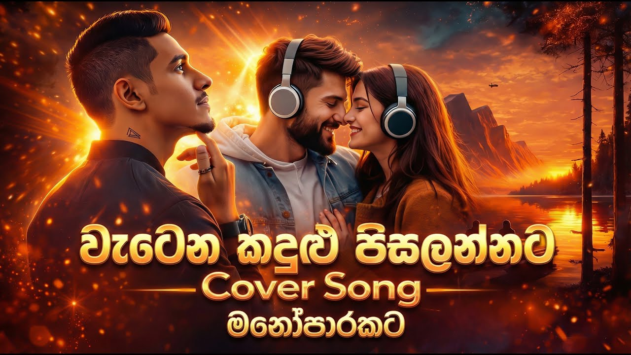 වැටෙන කදුළු පිසලන්නට  Cover Song  මනෝපාරකට 🎧 Emotional Sinhala Cover | Ajith Perera