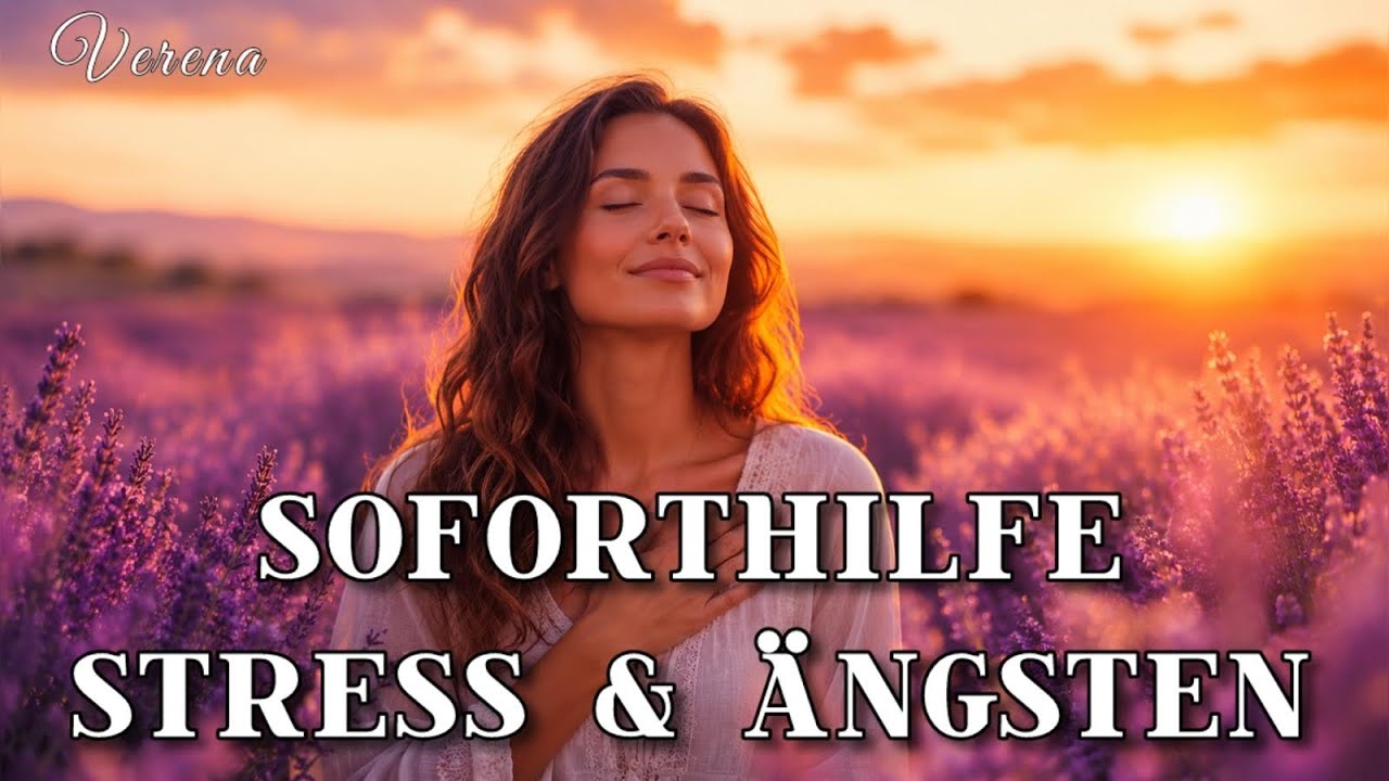 Soforthilfe bei Stress & &Auml;ngsten | Gef&uuml;hrte Meditation mit 432 Hz Musik Solfeggio - innere Ruhe