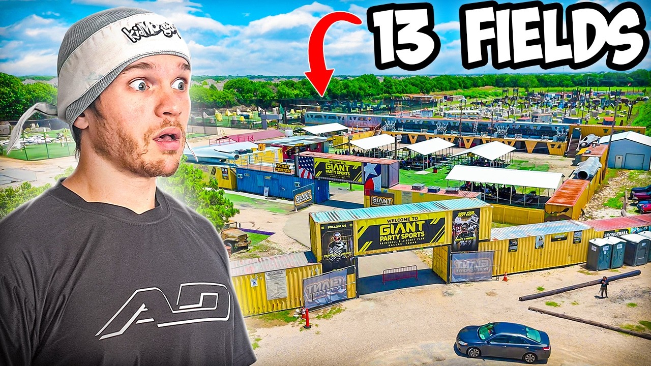 Ten gigantyczny park do paintballa jest NIESAMOWITY