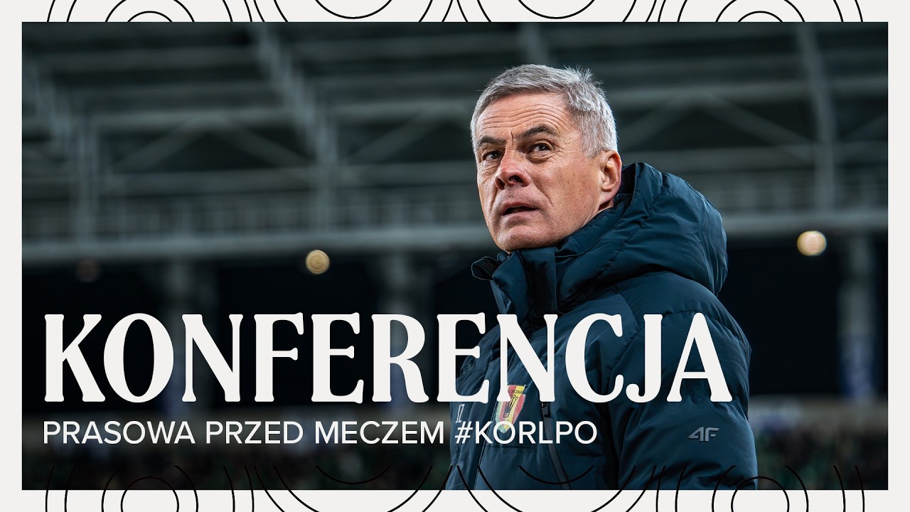 🎙️ Konferencja prasowa przed meczem Korona Kielce - Lech Poznań