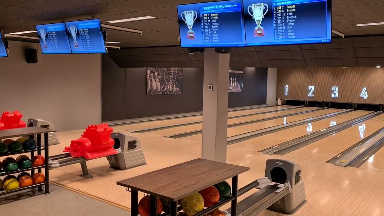 Bowling alley in Gävle🎳