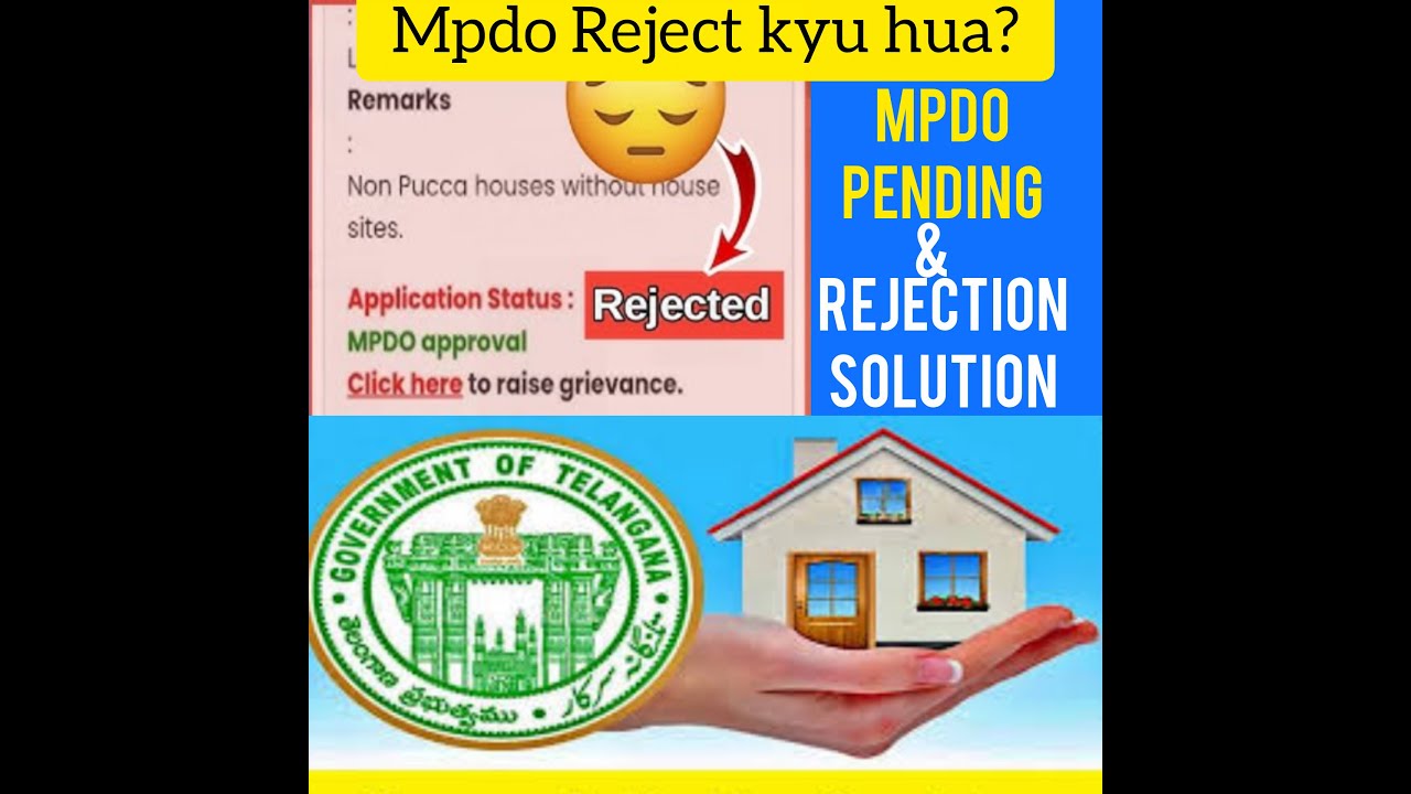 Indiramma Indlu MPDO Rejected Your Application? Follow These Steps