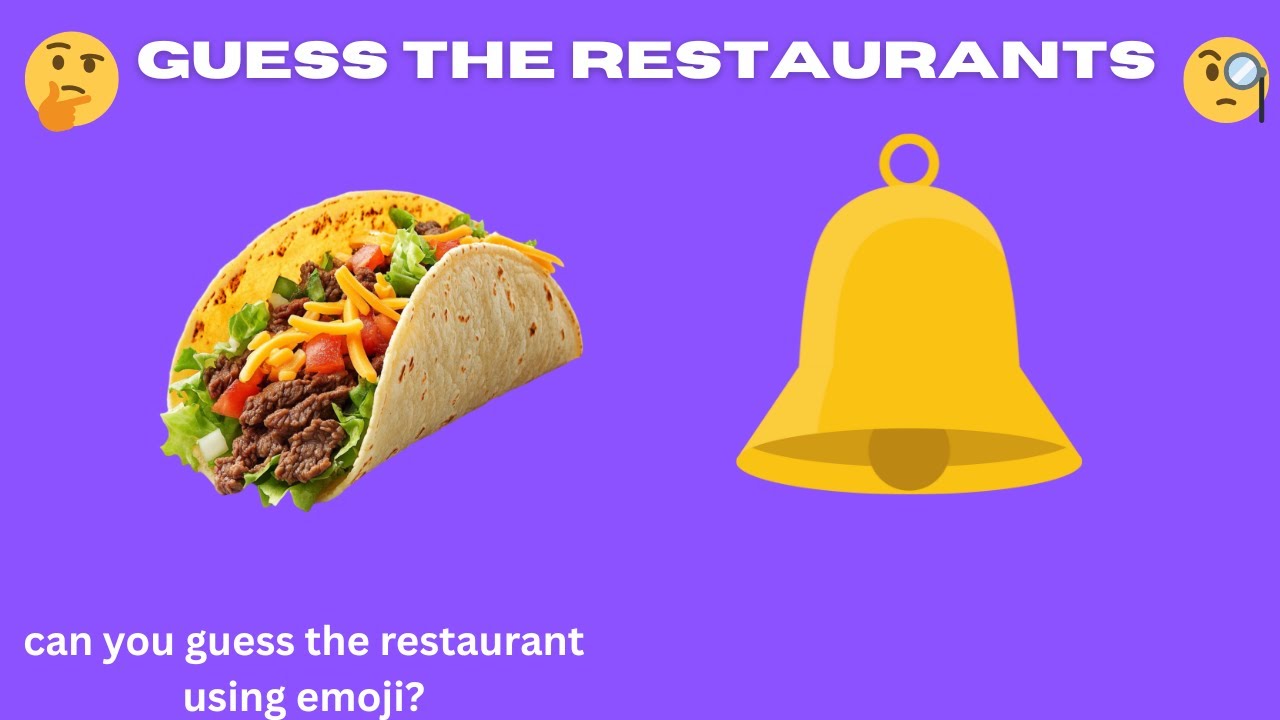 Guess the Restaurant by Emoji 🍔🍕 | Ultimate American Fast Food Quiz Challenge!