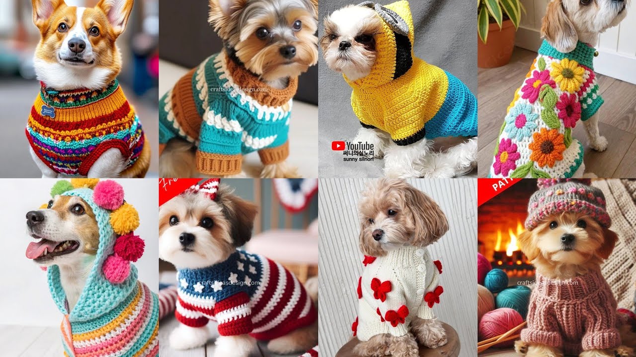 Crochet Dog Sweater Design Ideas | Cute & Cozy Handmade Styles for Pets