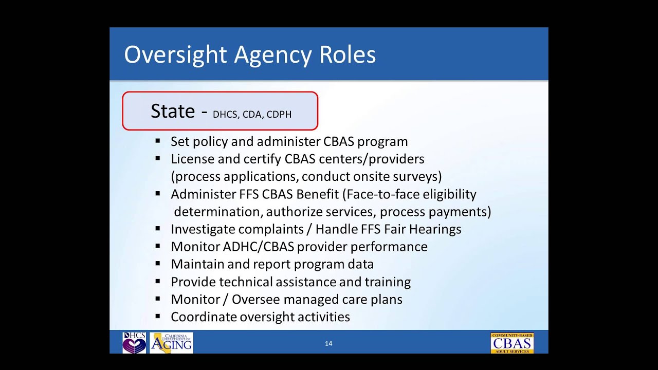 2015 1203 ADHC CBAS Program Requirements Overview