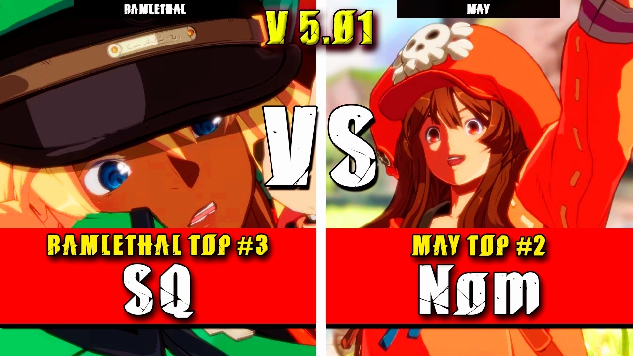GGST | SQ (Ramlethal) VS Nom (May) | Guilty Gear Strive High level gameplay