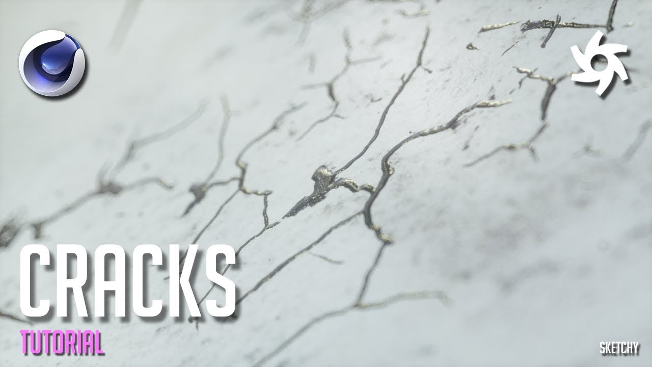 Cinema 4D Tutorial - Cracked Textures (Octane Render)