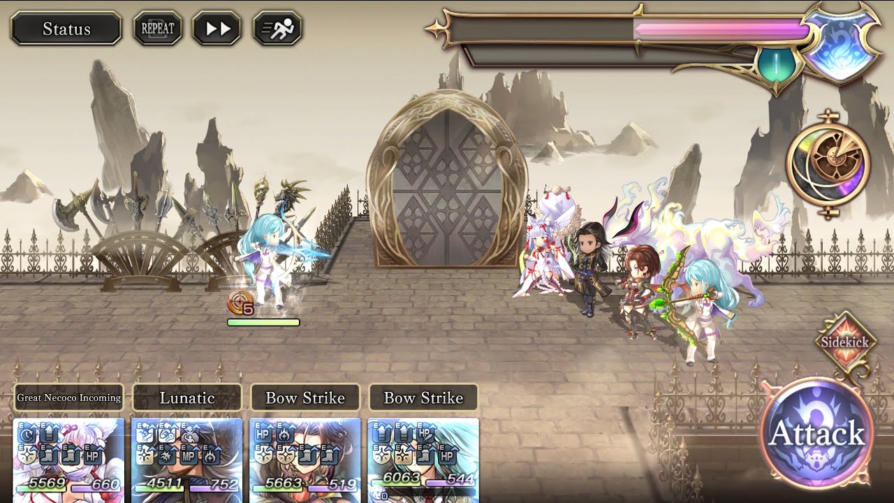 Another Eden: Tempered Manifest Challenge - Claro de Luna Vs 3 Pierce (SA Clughorn)