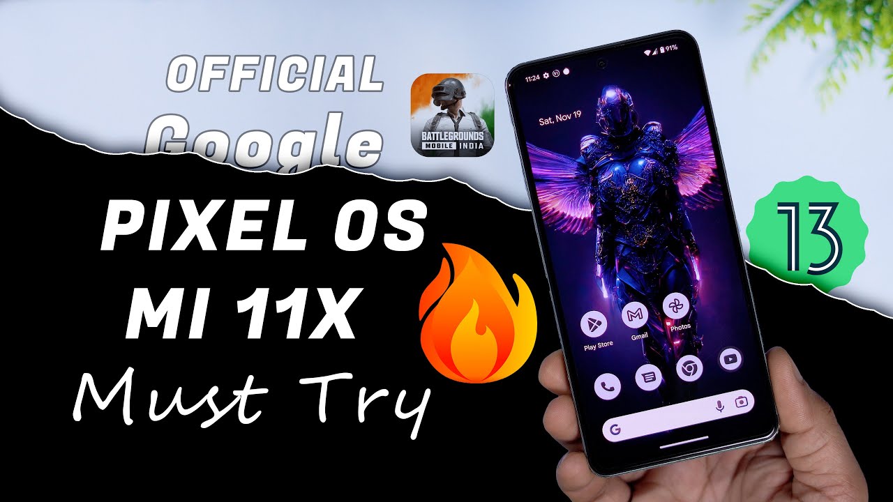 Official Pixel OS for Mi 11x Review, Face unlock, Gaming Booster, Better Performance, Must Try it.