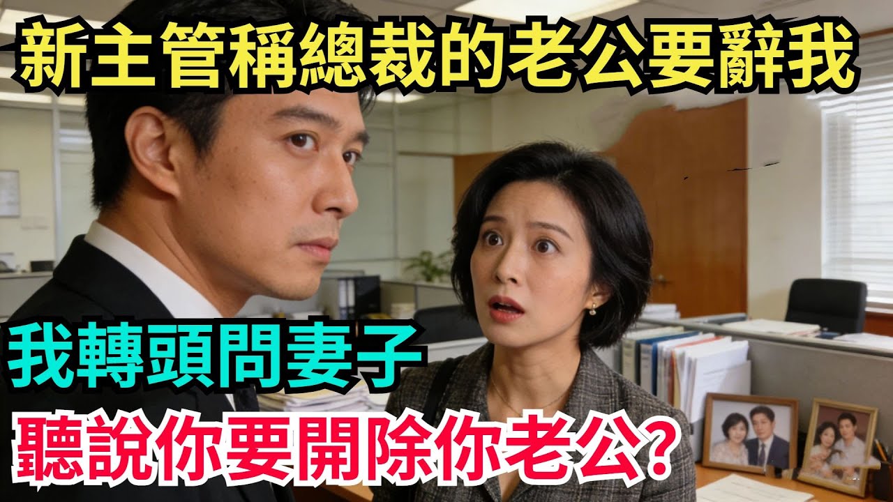 新主管稱總裁的老公要辭退我，我轉頭問妻子：聽說妳要開除妳老公？【阿文情感】