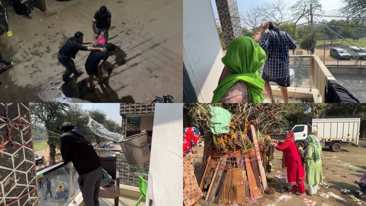 Holi prank 😅| Hritik Kangra |Holi prank on family  |Family vlog |