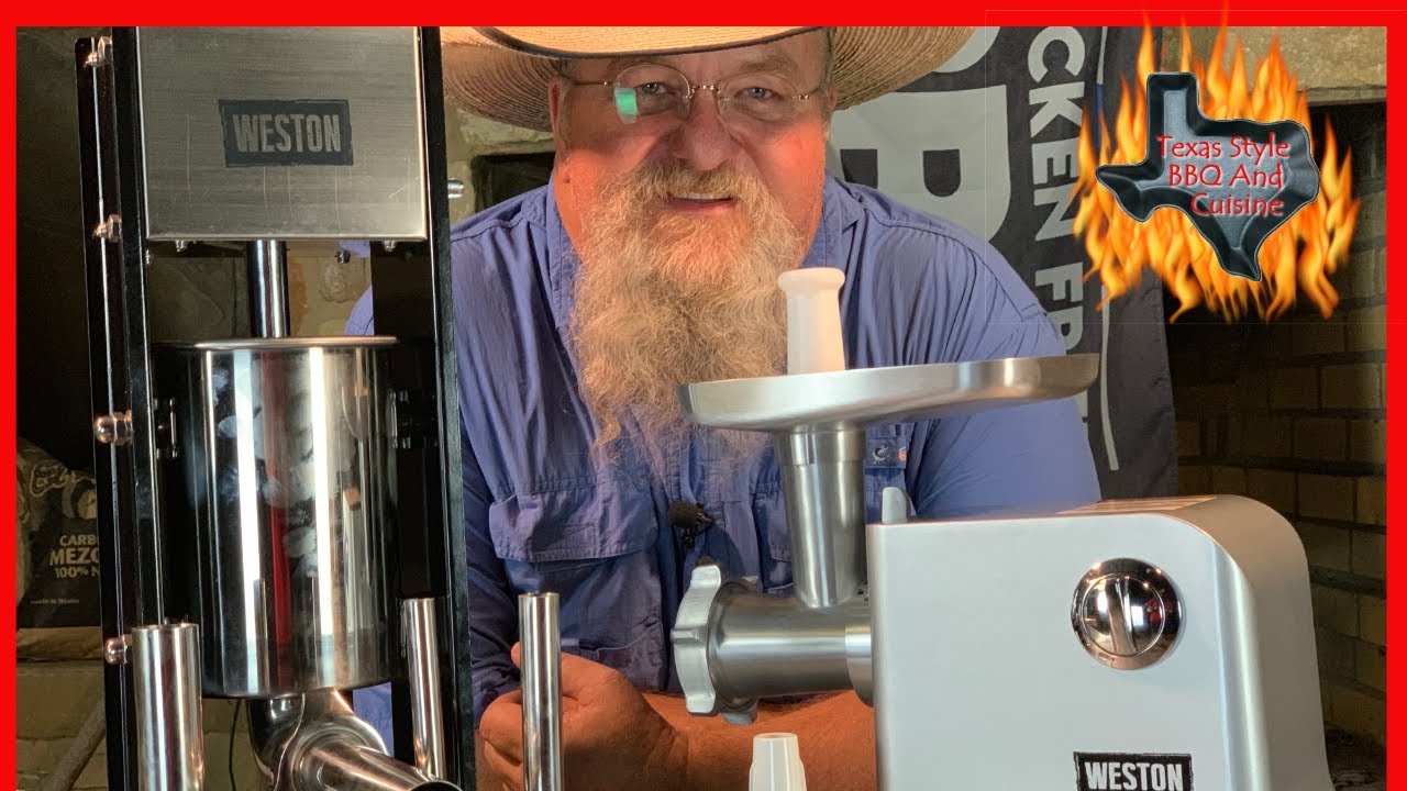 Weston Grinder  and Sausage Stuffer Review | Texas Style Cuisine Homemade Sausage | Chef Johnny
