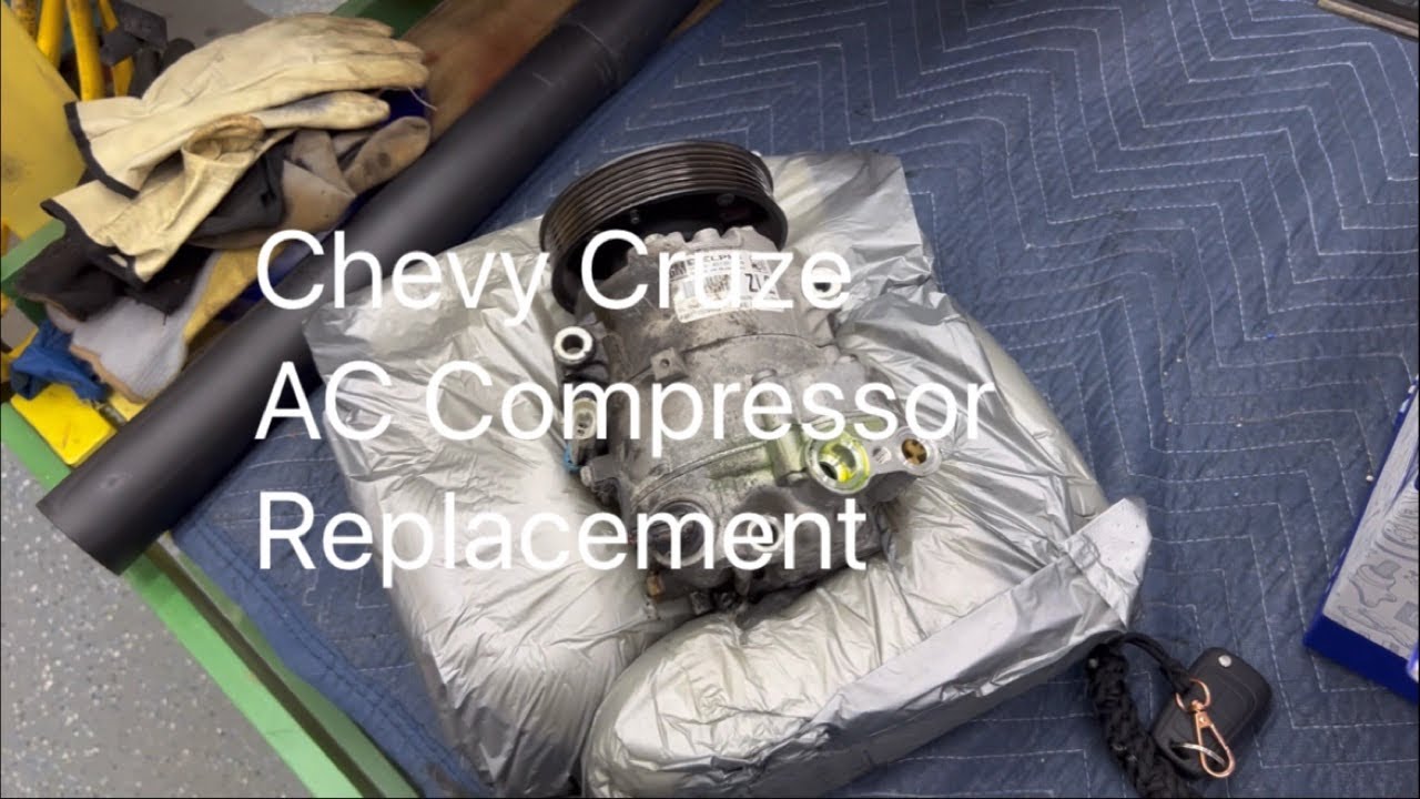 Chevy Cruze 1.4 AC Compressor Replacement